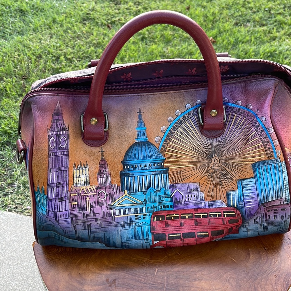 ANUSHKA crossbody satchel Big Ben leather bag